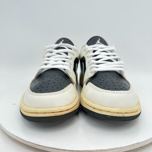 Nike Air Jordan 1 Low Top Women Size 8.5 DC0774-001 Jade Smoke black Green Shoes - Picture 2 of 11